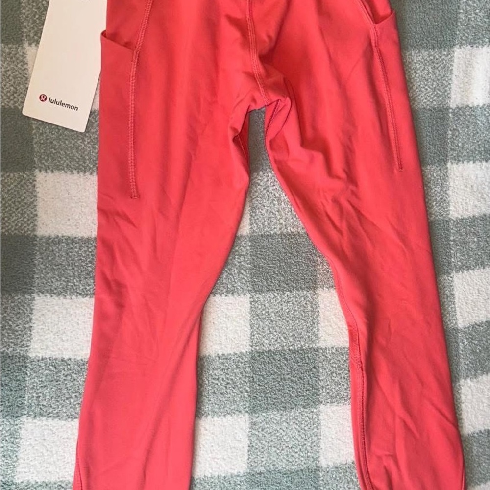 Lululemon Athletica Coral Leggings brand new with tags